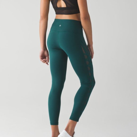 Lululemon High Times Pant (Rhythm) in Deep Green - Picture 2 of 7
